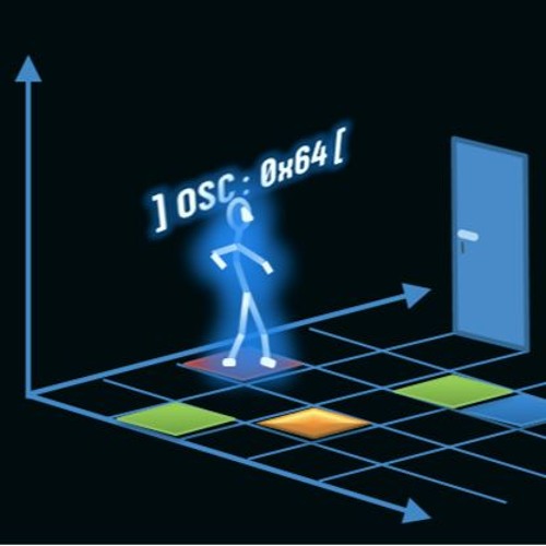 ] Peter:H OSC100 [ - ] Inbetween Two Thoughts Blue Glowing Man Lost His Sence Of Position In Space [