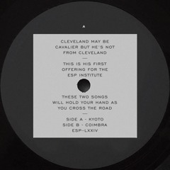 Stream Esp Institute Listen To Esp074 Cleveland Kyoto B W Coimbra 12 Vinyl Digital Playlist Online For Free On Soundcloud