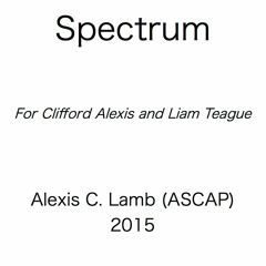 A. C. Lamb - Spectrum - NIU Steelband 4.17.16 Concert