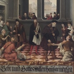 Armenspeisung - Renaissancegemälde von Georg Riederer, 1562