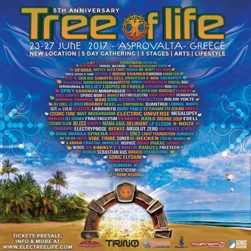 Spiky @ Tree Of Life Festival 2017 (Liquid Stage) Nea Apollonia Greece 26.6.17