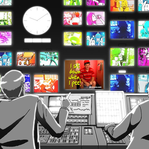 I sit down when I watch TV