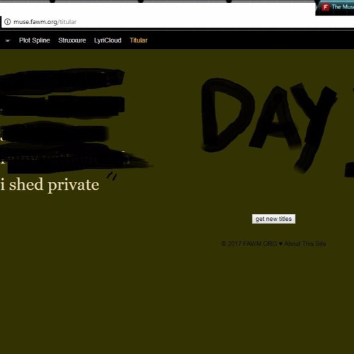 Day 1 - I Shed Private