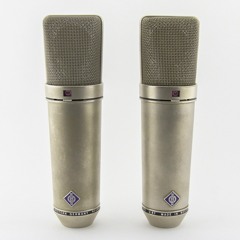Matched Pair of the Vintage Neumann U87 Microphones [Studio Test]