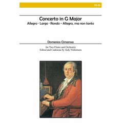 Domenico Cimarosa - Concerto for Two Flutes and Orchestra in G Major: I. Allegro