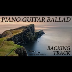 Instrumental Piano Guitar Ballad Backing Track A Minor C Major