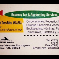 EXPRESS TAX (1)& ACCOUNTING SERVICES LOCALIZADO EN PEñUELAS, PR.