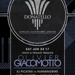 Donatello warm up for Olivier Giacomotto @ PRIMARY club, Chicago - 24 June 2017