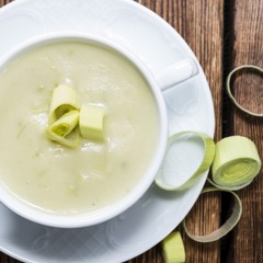 Summer Chilled Potato Soup / www.facebook.com/PlasticInevitable