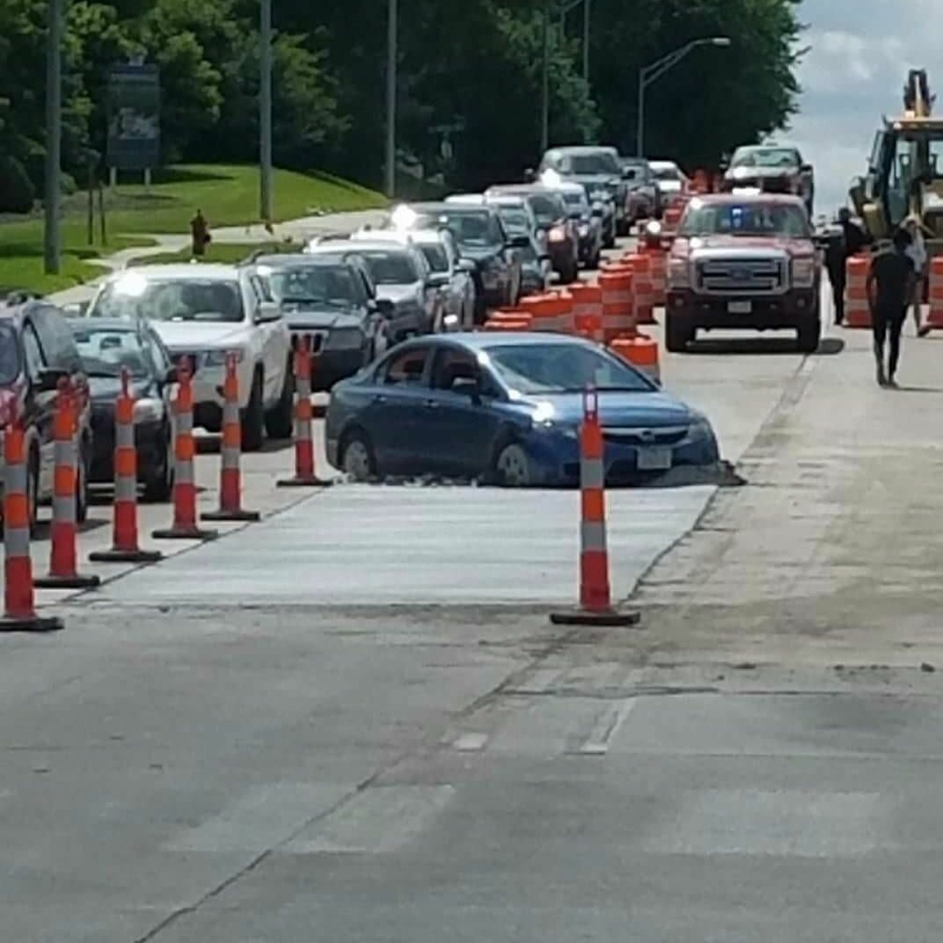 Quirky: Driving on wet cement thumbnail