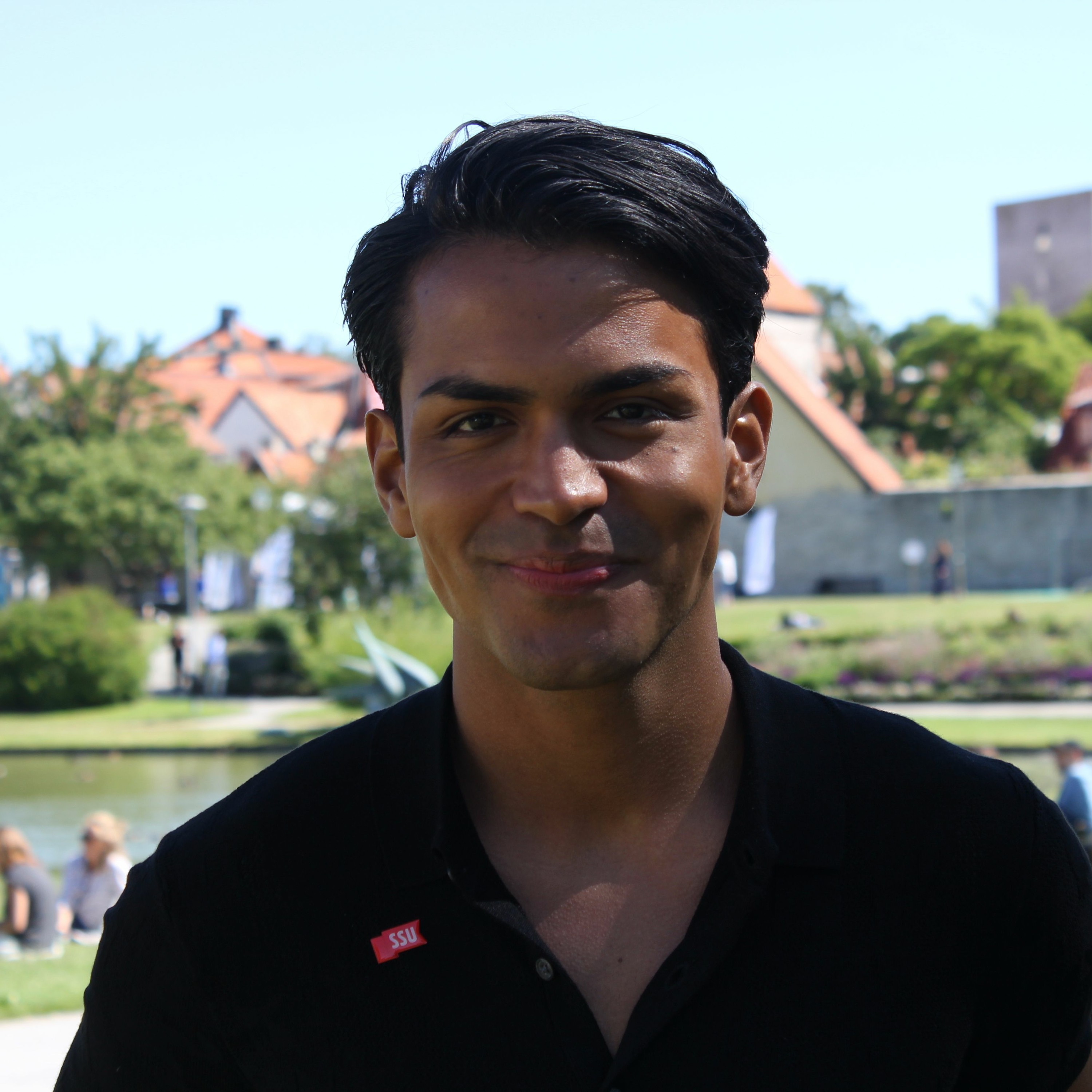 Ung i Almedalen