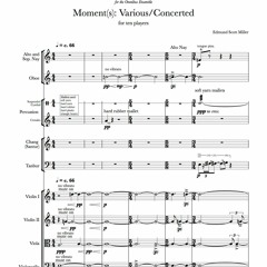 Moment(s): Various/Concerted (for the Omnibus Ensemble)