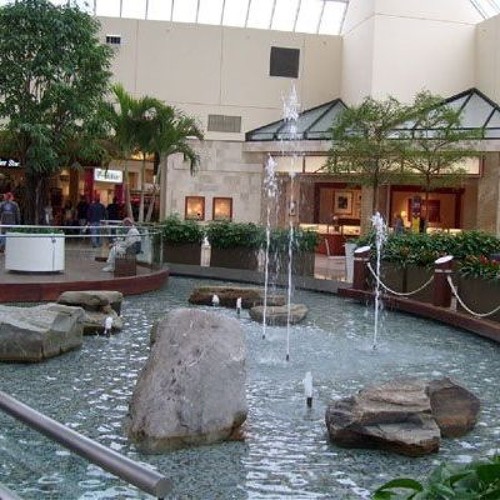 Drowning in a mall fountain