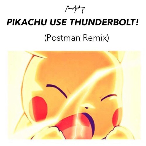 pikachu thunderbolt cute