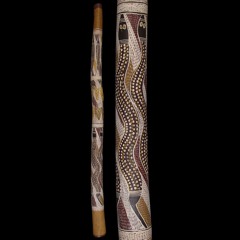 Overtone-present didgeridoo Mithinarri Gurruwiwi D yidaki