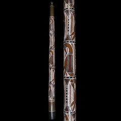 Overtone-present didgeridoo Mangay Guyula C yidaki