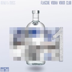 Flasche Vodka vorm Club – 1