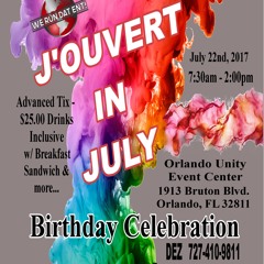 Jouvert In July Promo CD - Mixed by Wutlessgirl - LIPS INT'L