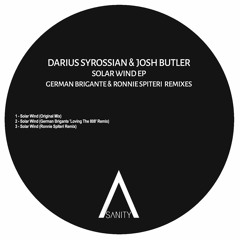 Darius Syrossian & Josh Butler -  Solar Wind (Original Mix)