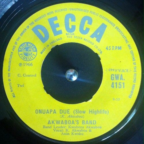 DJ IJJ'S AFRO OVERFLOW: Akwaboa's Band - Onuapa Due