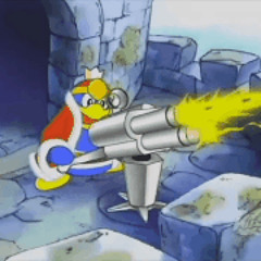 Giant Masked Dedede Battle - Kirby Blowout Blast