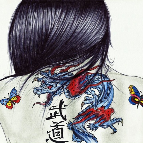 Blue Dragon Collaboration with john latour  - 7:9:17, 4.18 AM