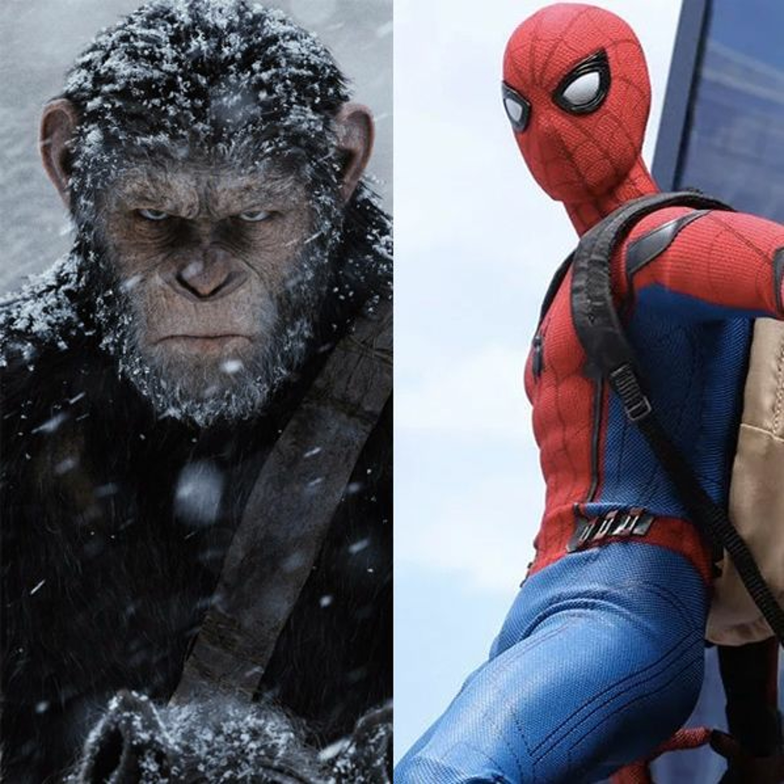 Episode 101: Review of Spider-Man: Homecoming and The War for the Planet of the Apes episode artwork