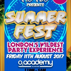 TIC TOC: SUMMER FEST / Mixed By DJ Kapital - 11th August 2017 - Ladies FREE B4 12 - 07501975111