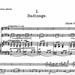 CUI - 1-Badinage - 4-Nocturne