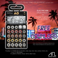 ABSTRACT REALITY PO-32 TONIC 808 DRUM PRESET by Pierre Labret *FREE DOWNLOAD* (link in description)