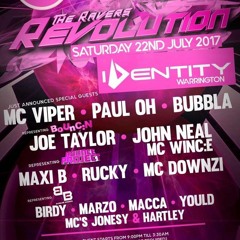 Joe Taylor Live Set Bassline Bounce @ Identity (Warrington) Saturday 22nd July 2017