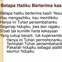 Rendy Hukom - Betapa Hatiku, Berterima Kasih Yesus