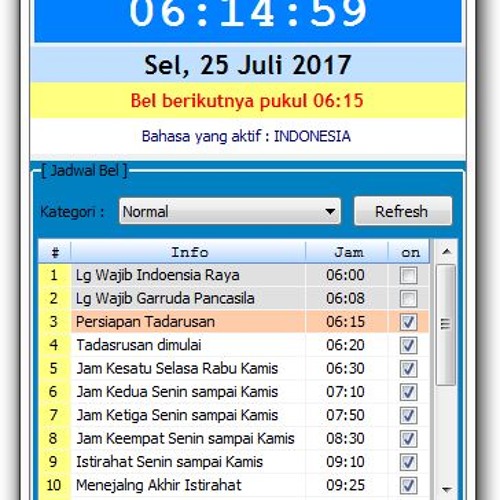 Suara Bel Sekolah