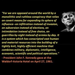 A Monolithic And Ruthless Conspiracy