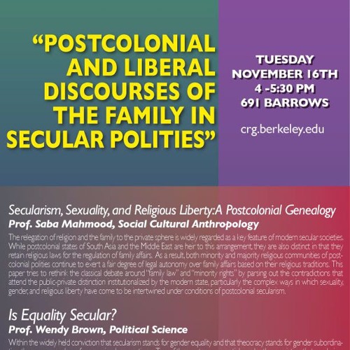 Secularism, Sexuality, and Religious Liberty: A Postcolonial Genealogy
