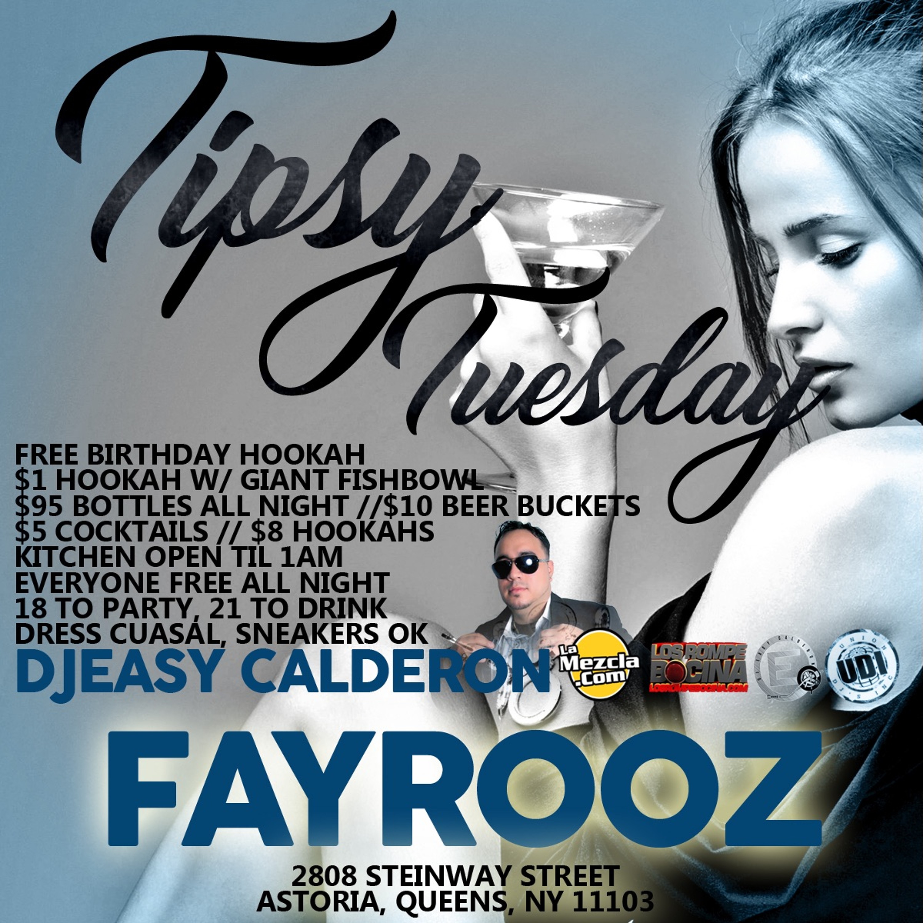 live from TIPSY TUESDAYS @ FAYROOZ (summer2017) - DJ EASY CALDERON episode artwork