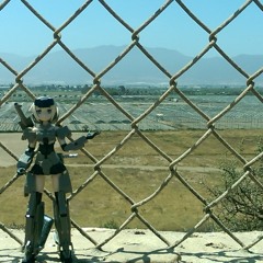 woman singing about jesus at the bus stop