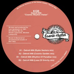 CRM05 // KGB - Detroit 909 (Cosmic Rhythm Vision) 12"