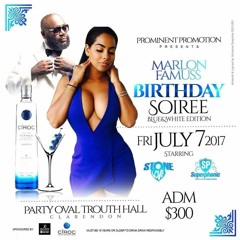 STONE LOVE LS SUPERPHONIC AT MARLON FAMUSS SOIREE BLUE N WHITE EDITION  JULY 7TH 2017