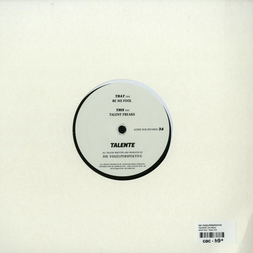 TALENTE EP [Only Vinyl Snippet]