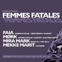 BECH @ Femmes Fatales, Elefant 150717