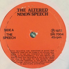 The Altered Nixon Speech