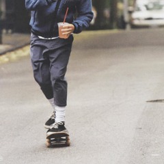 my girl likes to skate in the afternoon