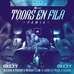 Ozuna - Todas En Fila (Remix)  Ft Bad Bunny Nengo Flow Luigi 21 Plus De La Ghetto Alexio Pusho