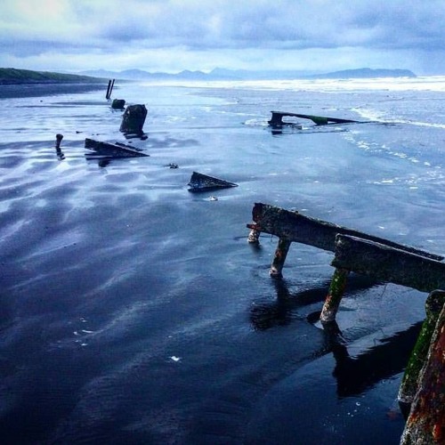 Waves Crashing on the Jetty -- Fort Stevens State Park, Oregon