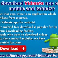 How To Download Vidmate App On Android Mobile And Tablets?