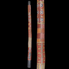 Overtone-ambiguous didgeridoo 139 cm C fundamental Claver Dumoo