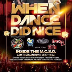 WHEN DANCE DID NICE PROMO MIX LP INT'L