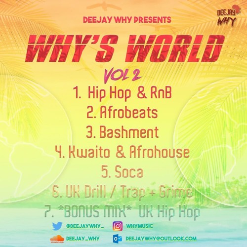 #Why'sWorldVol2 - *AFROBEATS* Summer Mix 2017 [Summer Multi-Genre Mix Series]
