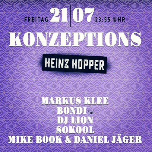 Markus Klee live recording @ KaterBlau (Konzeptions Labelnight 21.07.2107)